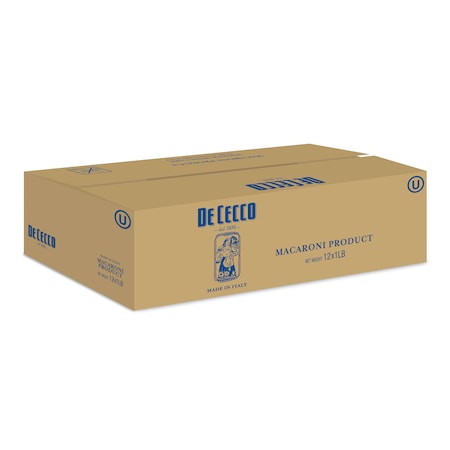 De Cecco De Cecco No.26 Mezzi Rigatoni 1lbs Box, PK12 VSS0026